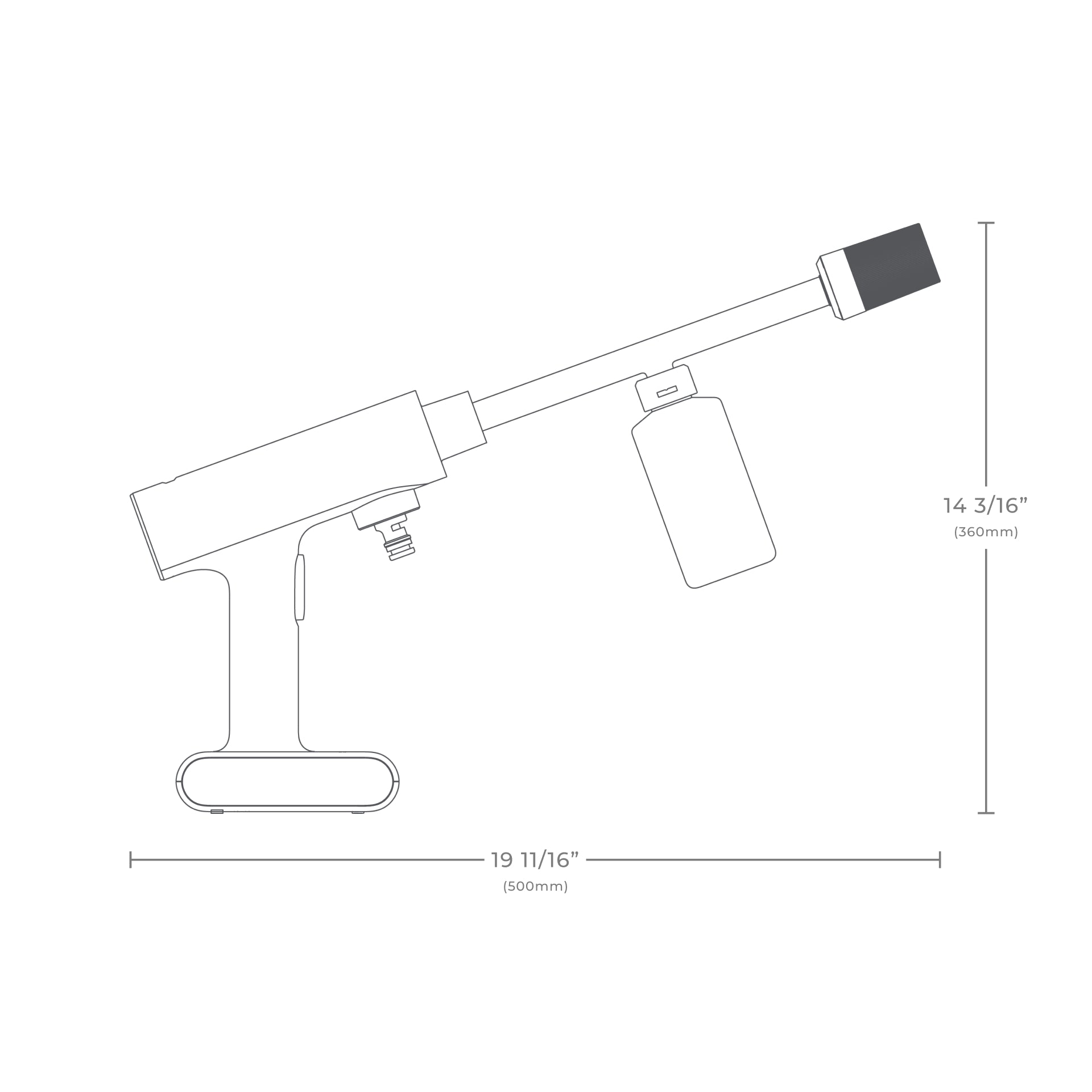 LAVADORA PORTÁTIL SIN CABLE 20V PRO/PISTOLA LAVACOCHES